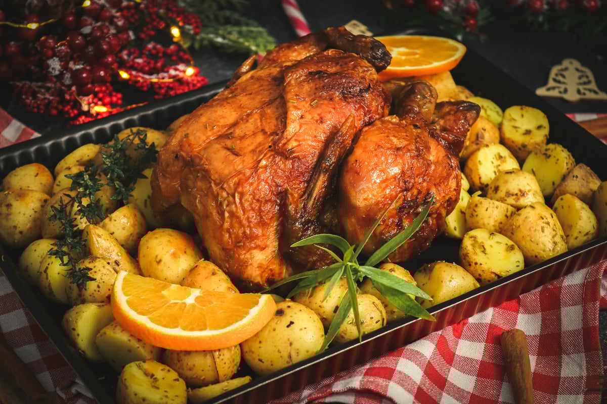 Roast Chicken with Potatoes