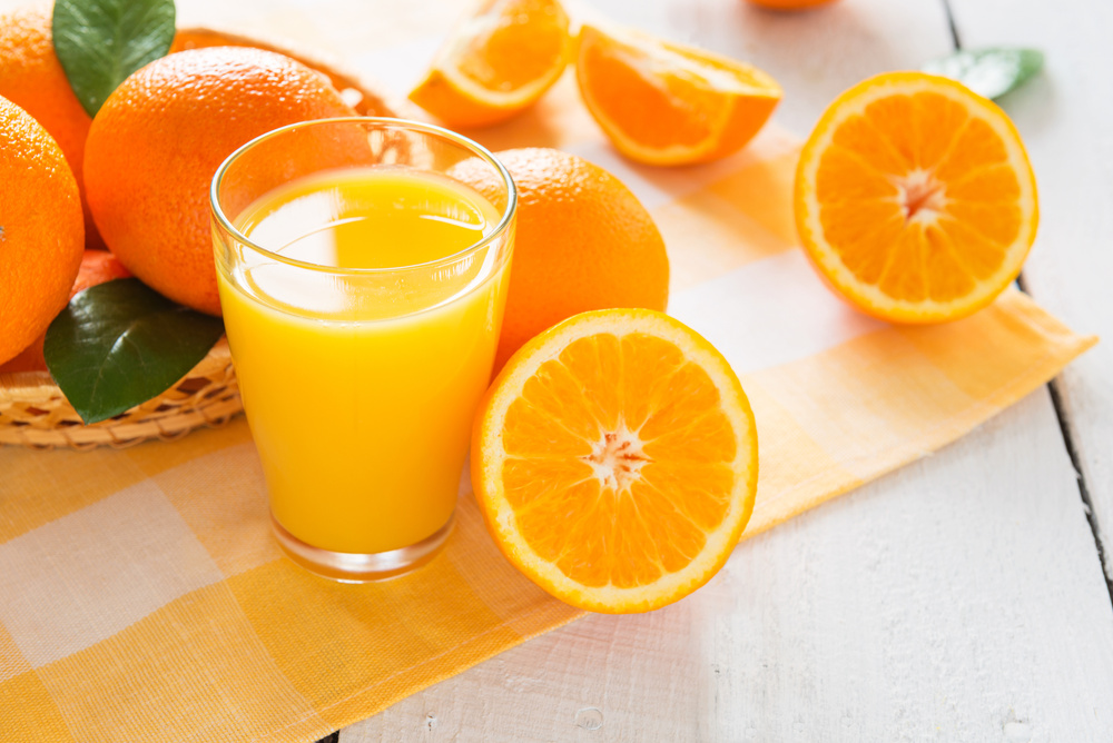 Oranges and orange juice